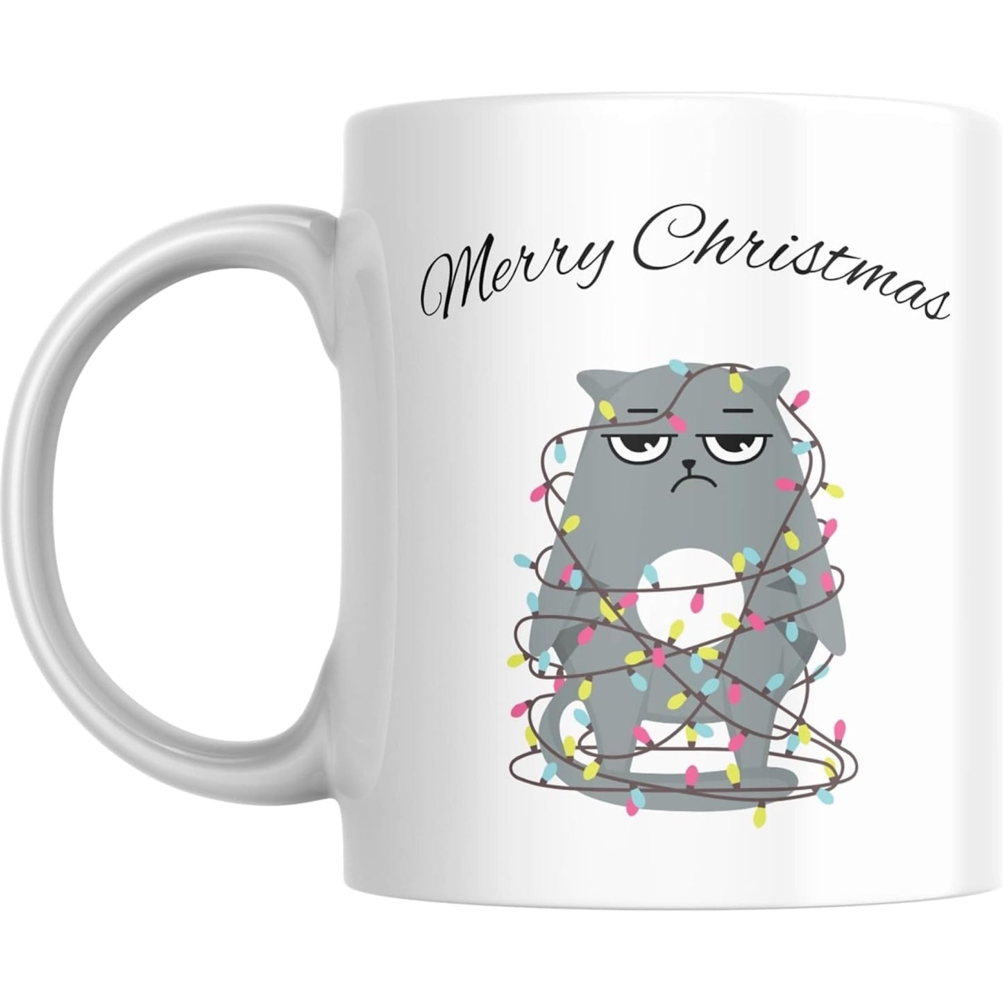 Coffee Mug Merry Christmas Grumpy Cat - Coffee Mugs