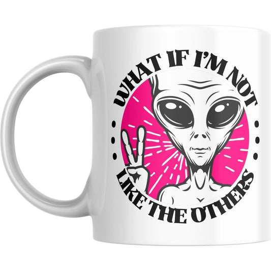 Coffee Mug Peace Alien - Coffee Mugs