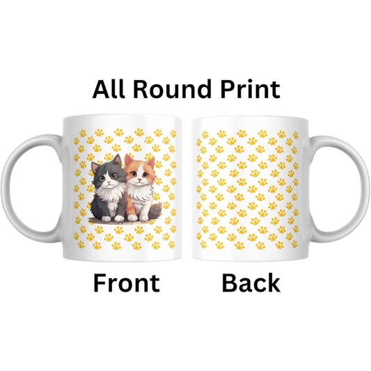 Coffee Mug Cats Paw print - Coffee Mugs
