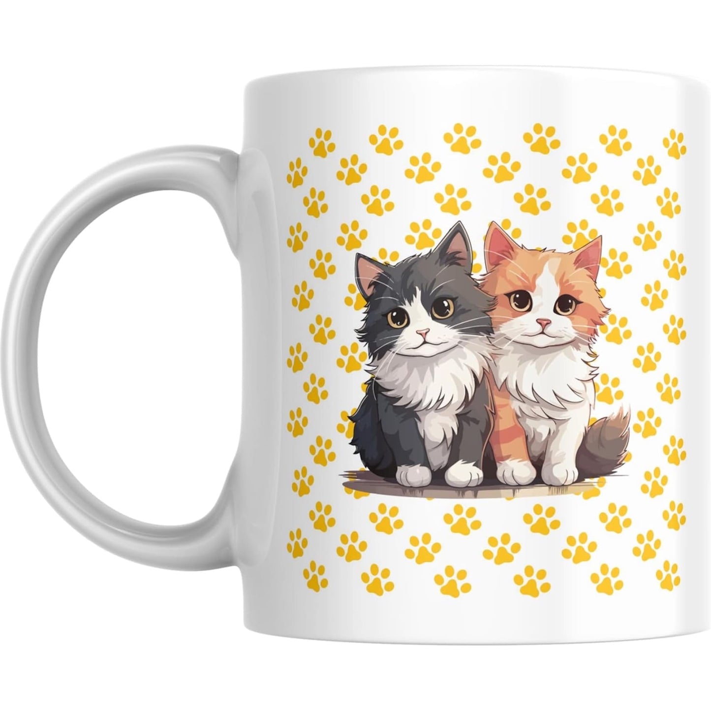 Coffee Mug Cats Paw print - Coffee Mugs