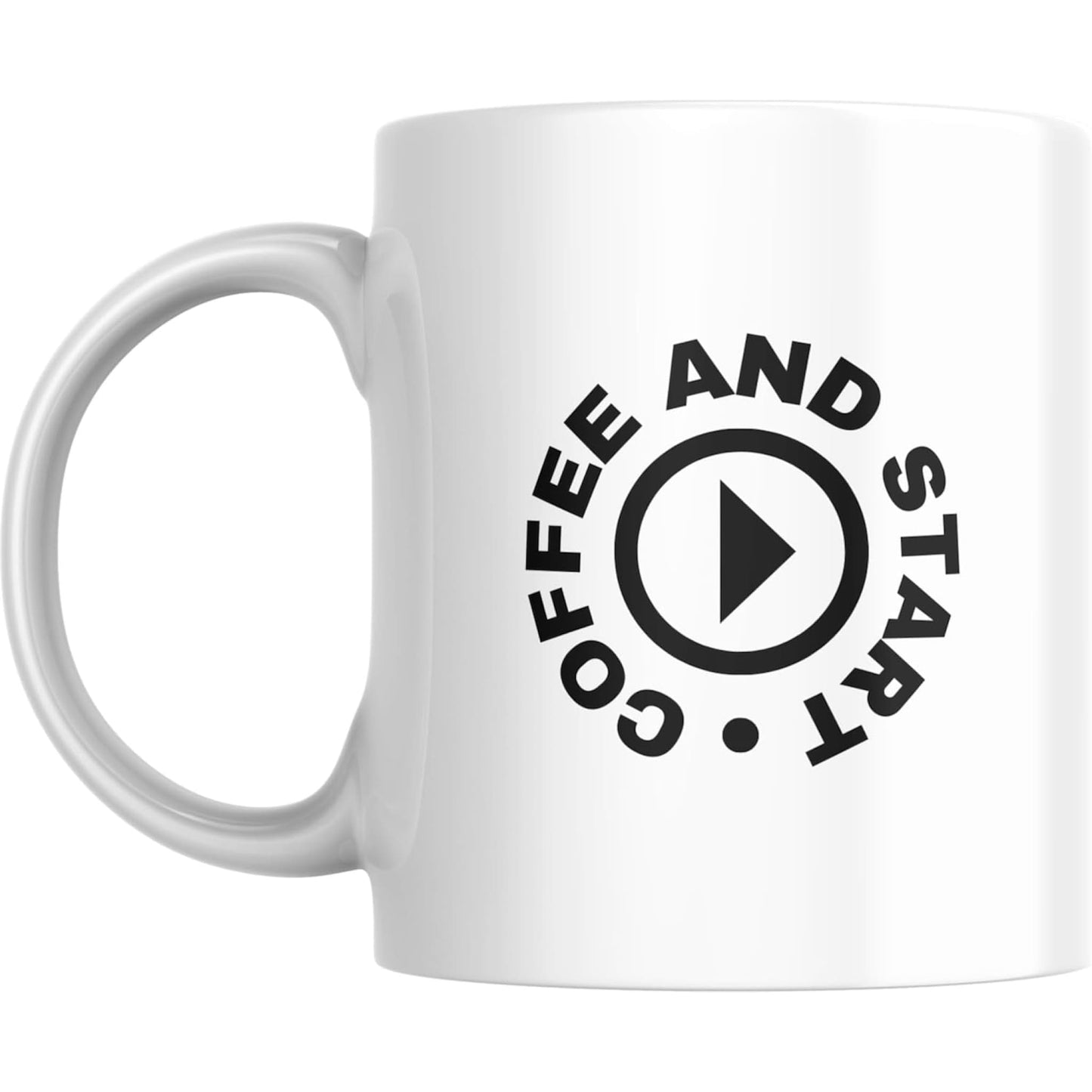 Coffee Mug Coffee and Start - Coffee Mugs