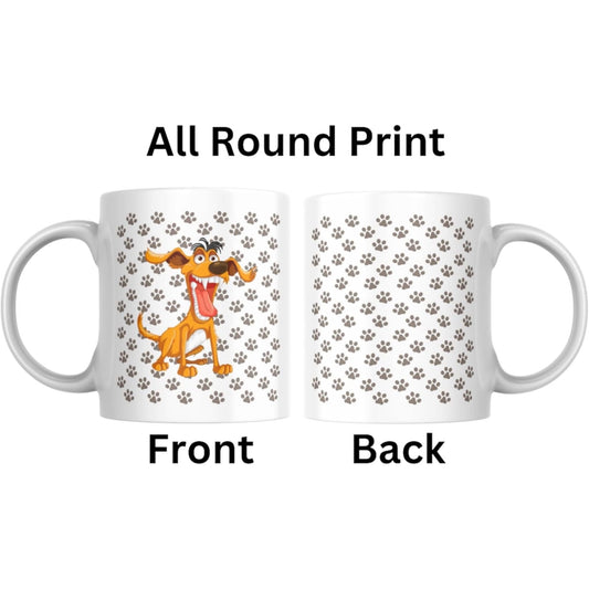Coffee Mug Dog Paw Prints - Coffee Mugs