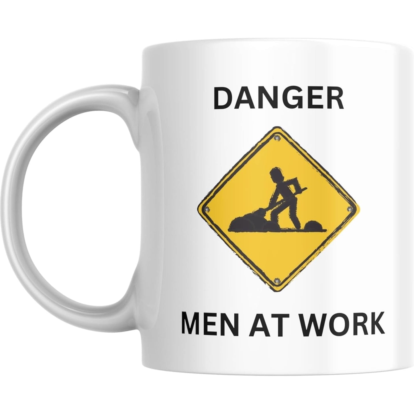 Coffee Mug Danger Men at Work - Coffee Mugs