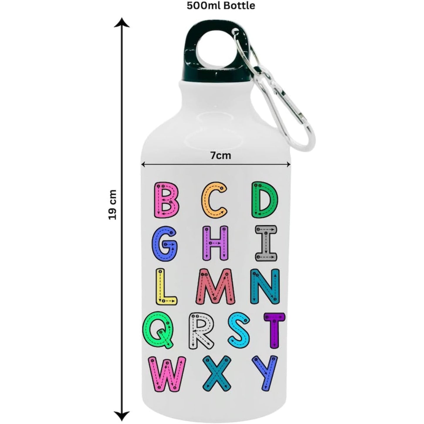 Kids Water Bottle Alphabet Letters - Water Bottle