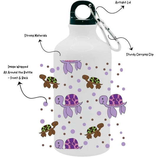 Kids Water Bottle Cute Turtles - Water Bottle