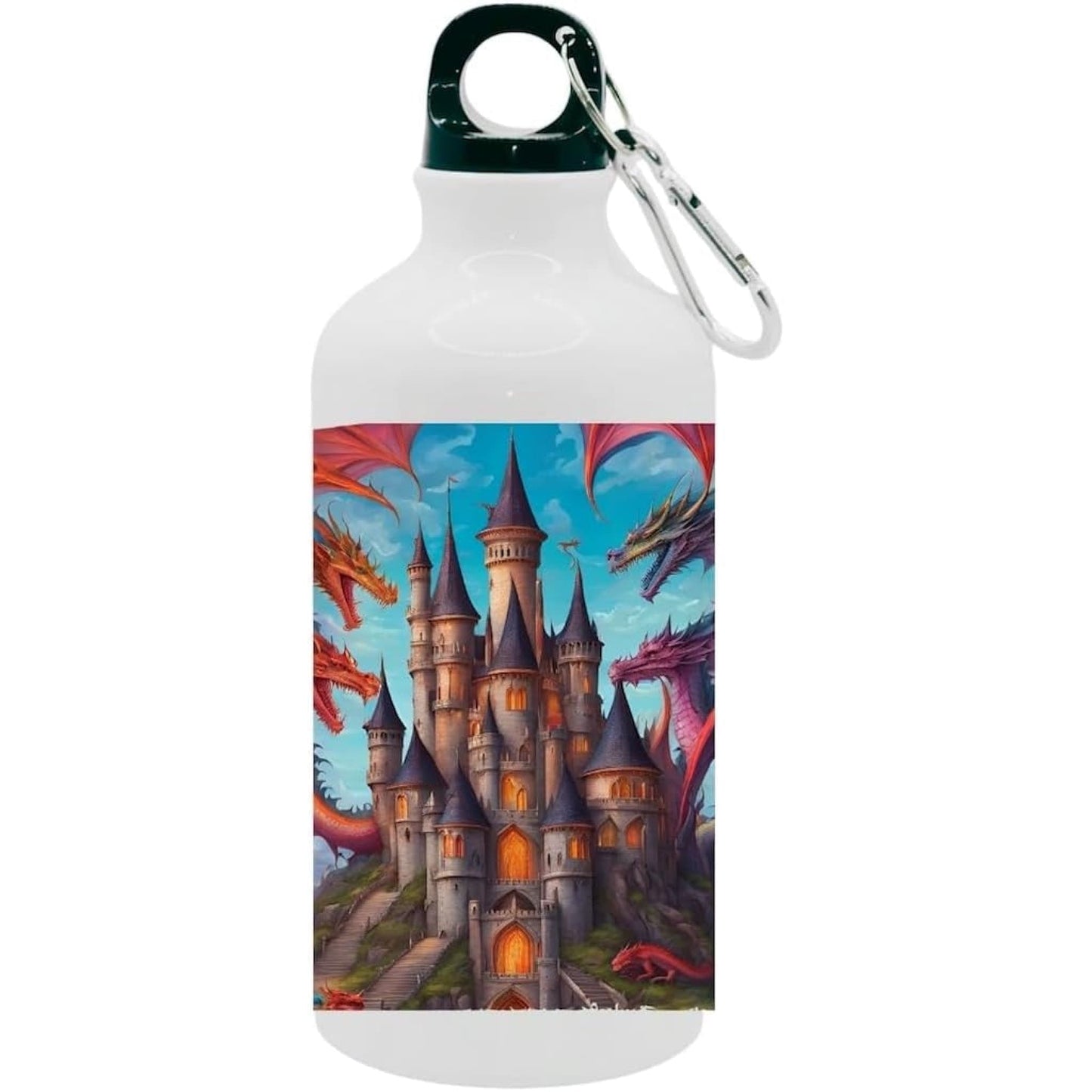Kids Water Bottle Dragon Castle - Water Bottle