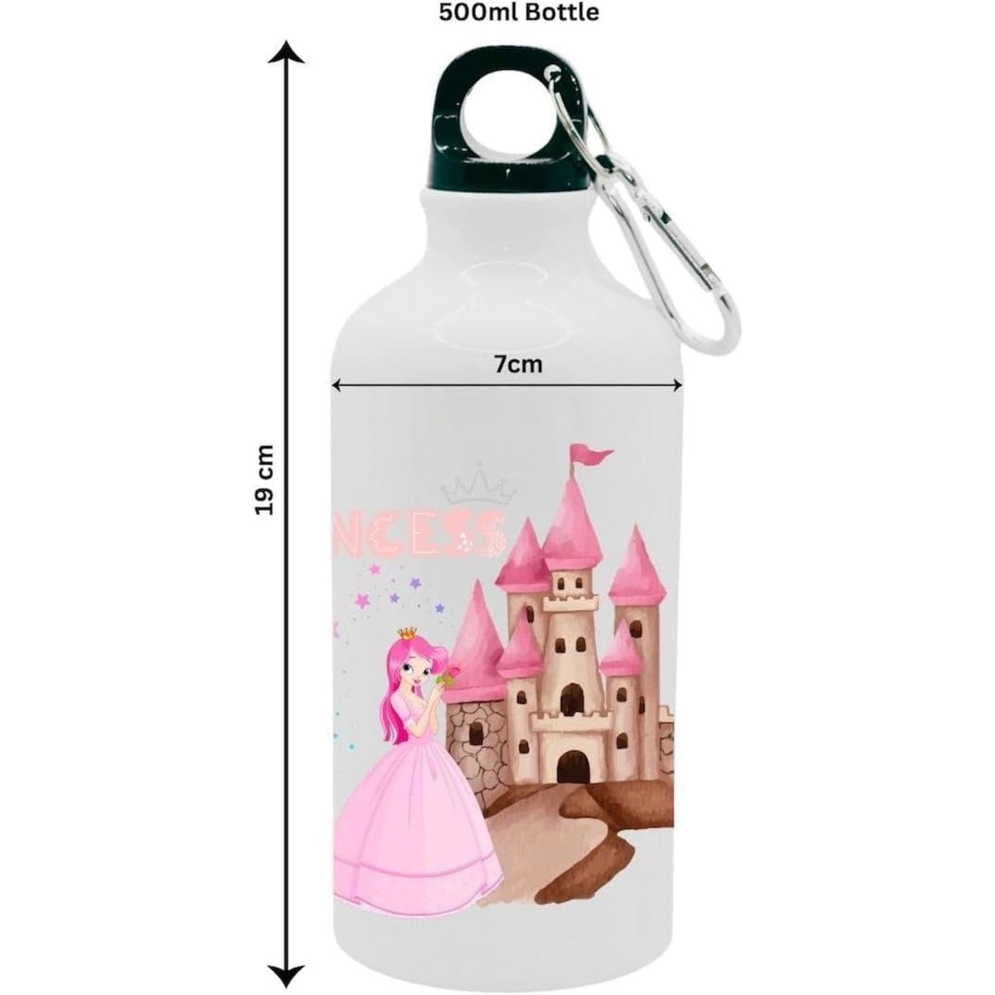 Kids Water Bottle Princess and Castle - Water Bottle