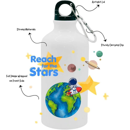 Kids Water Bottle Reach for the Stars - Water Bottle