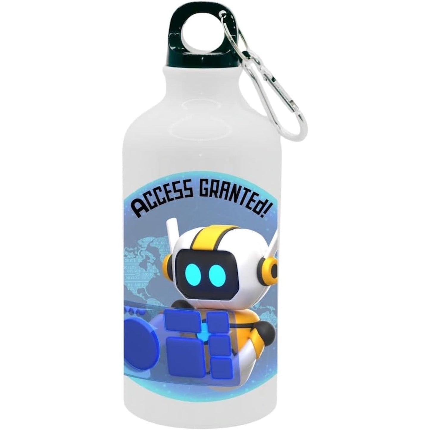 Kids Water Bottle Robot Access Granted - Water Bottle