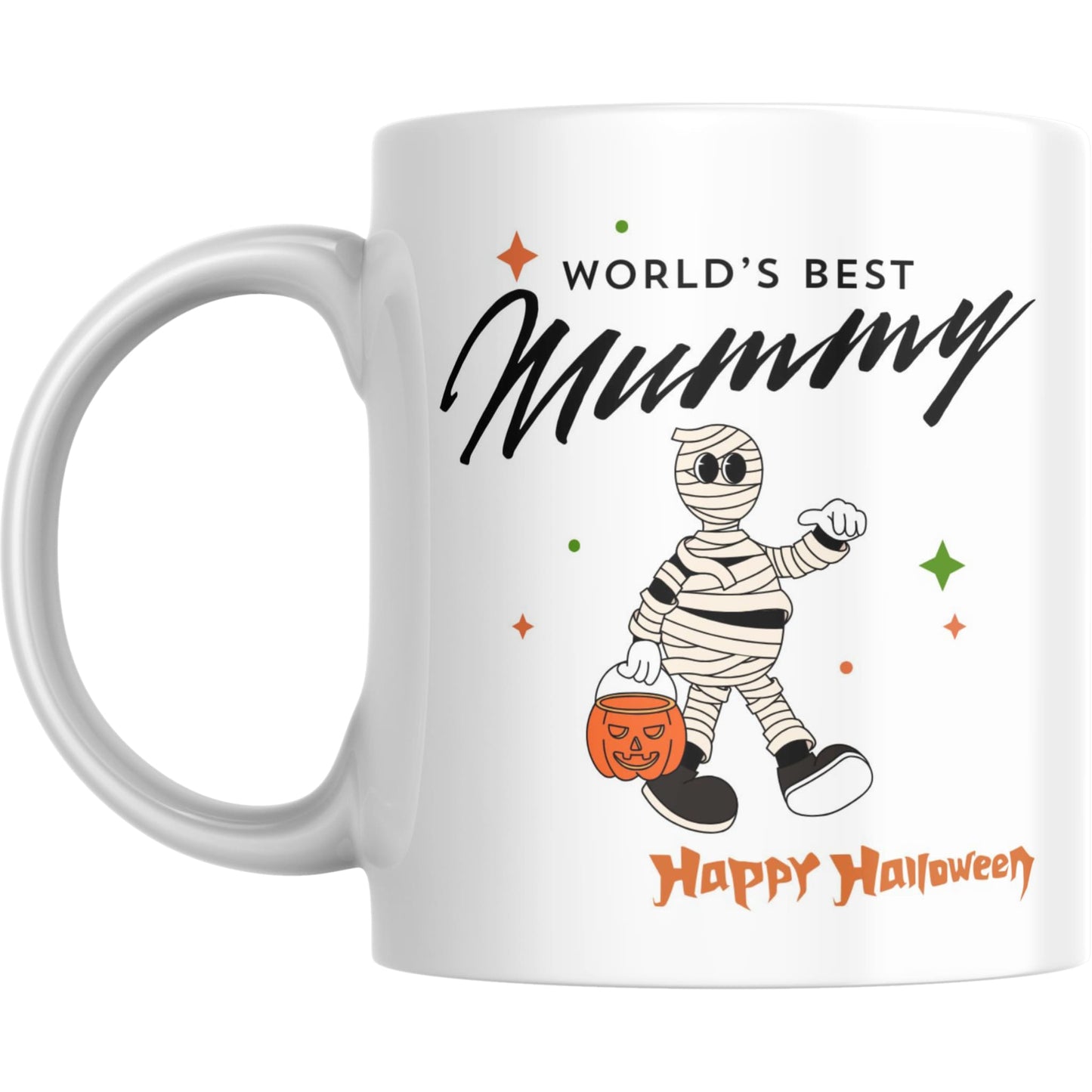 Mug - Funny World’s Best Mummy Happy Halloween Gift - Coffee Mugs