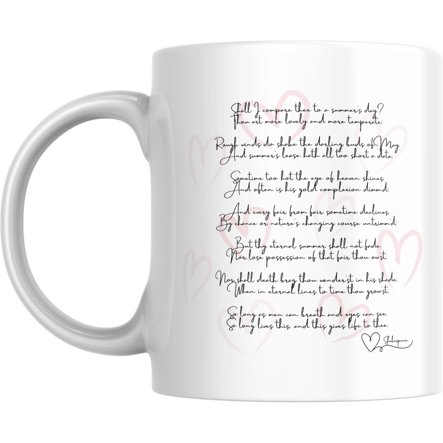 Coffee Mug Shakespeare Love Poem - Coffee Mugs