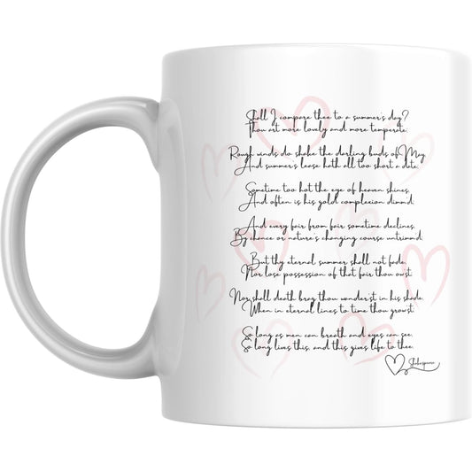 Coffee Mug Shakespeare Love Poem - Coffee Mugs