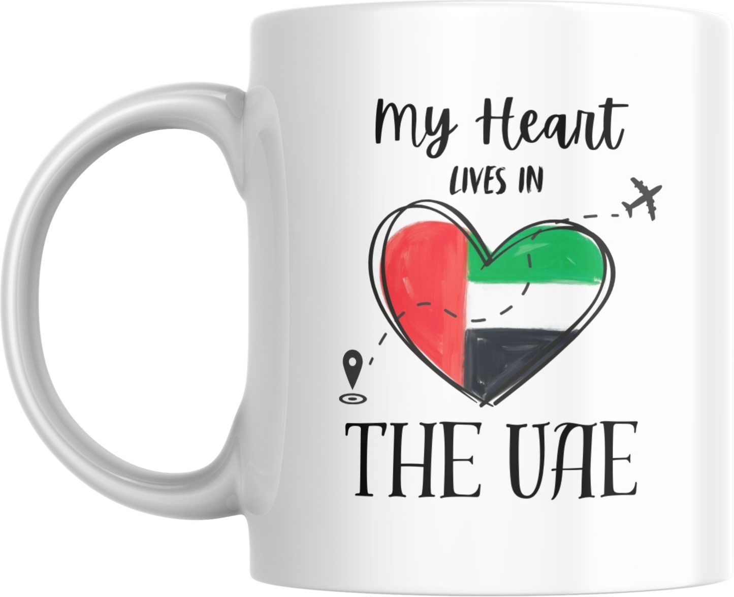 Mug - My Heart Lives in The UAE