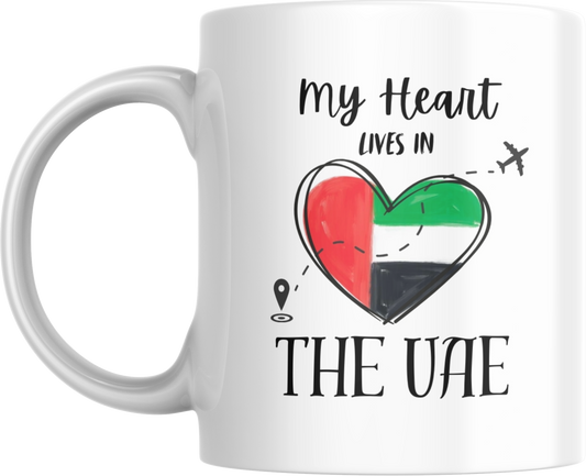 Mug - My Heart Lives in The UAE