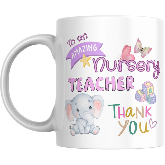 Coffee Mug Thank You Nursery Teacher