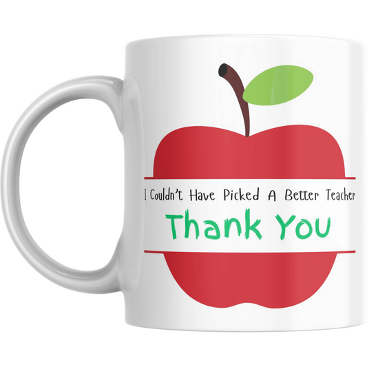 Teacher Apple Thank You Mug