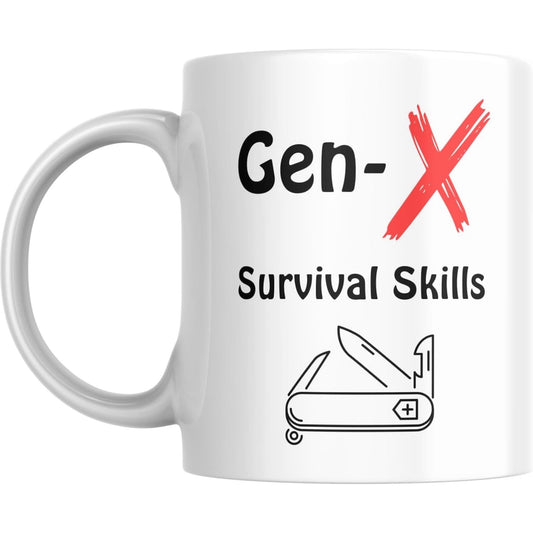 Coffee Mug Gen X Survival - Coffee Mugs