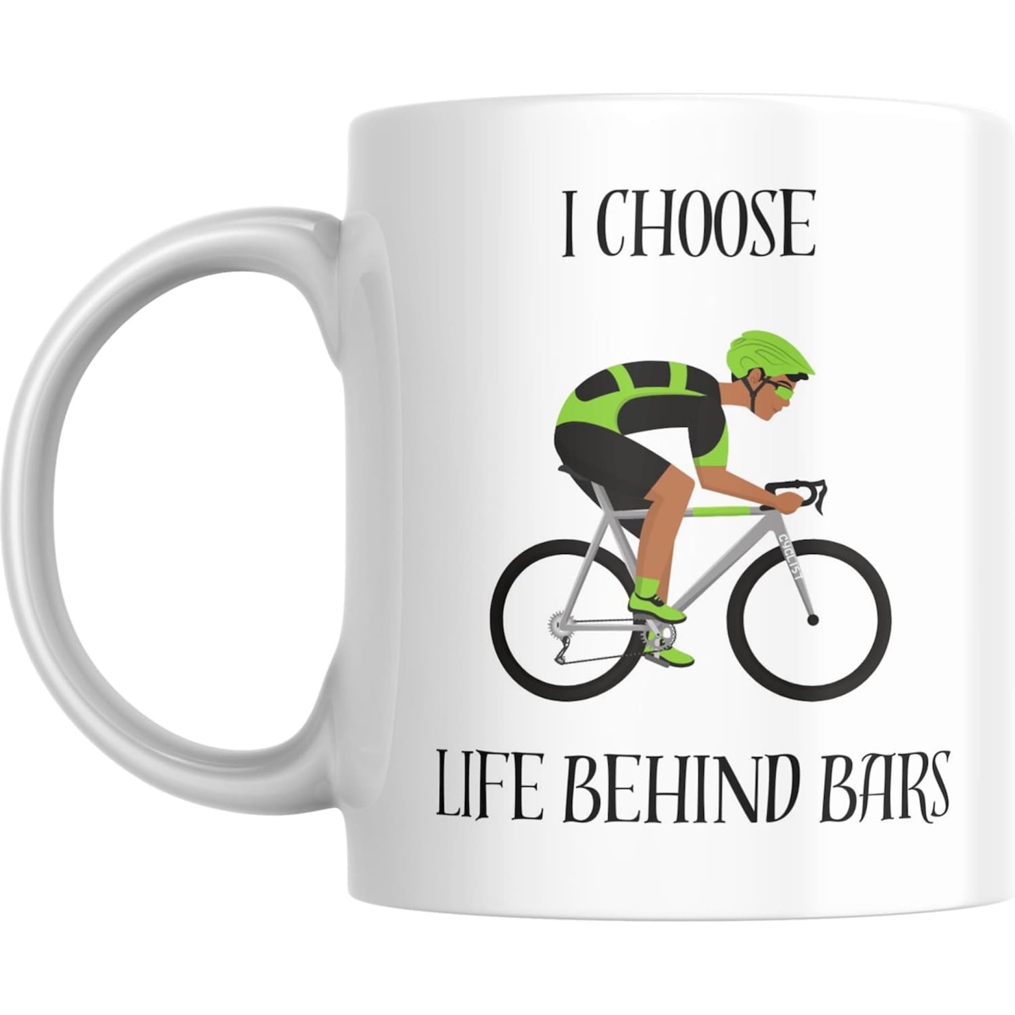 Funny Coffee Mug I Choose Life Behind Bars - Coffee Mugs