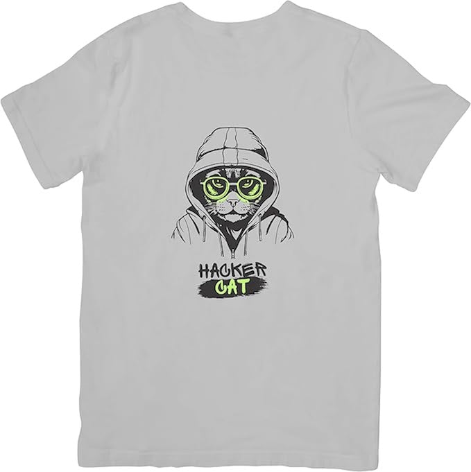 T-shirt Hacker Cat - T-Shirt