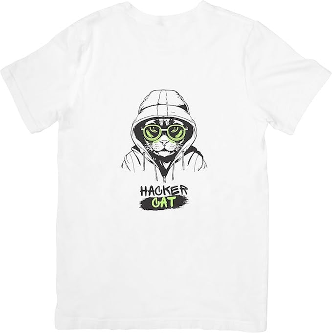 T-shirt Hacker Cat - T-Shirt