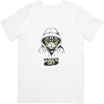 T-shirt Hacker Cat - T-Shirt