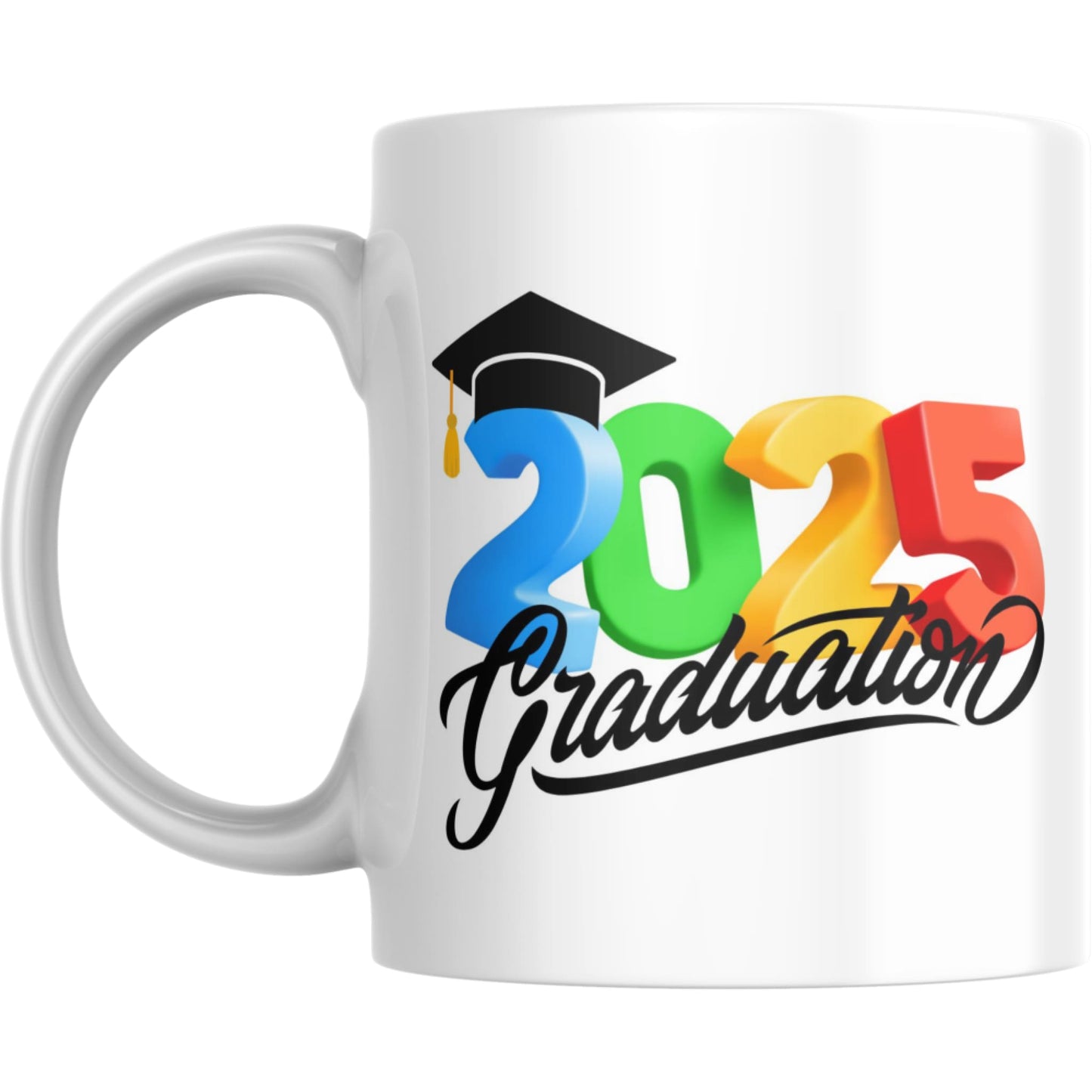 Coffee Mug 2025 Graduation Colorful - Coffee Mugs