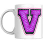 Coffee Mug - Decorative Colorful Alphabet Letter - Coffee Mugs
