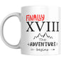 Coffee Mug Finally 18th Birthday The Adventure Begins - Coffee Mugs