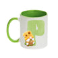 Coffee Mug - Green Alphabet Letter Initial Garden Gnome - Coffee Mugs