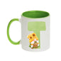 Coffee Mug - Green Alphabet Letter Initial Garden Gnome - Coffee Mugs