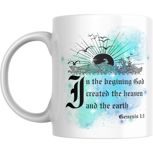 Coffee Mug Genesis 1:1 - Coffee Mugs