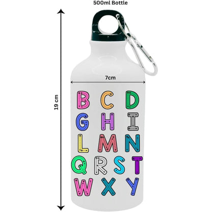 Kids Water Bottle Alphabet Letters - Water Bottle