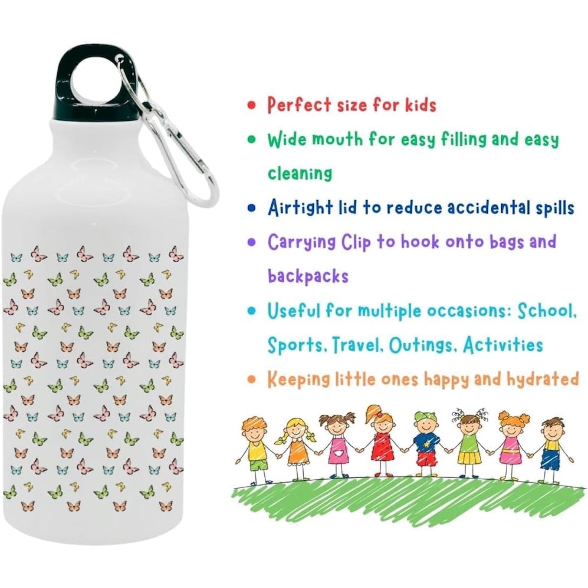 Kids Water Bottle Butterfly - Water Bottle
