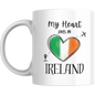 Coffee Mug | My Heart Lives in Ireland | Expat Travel Themed Gift