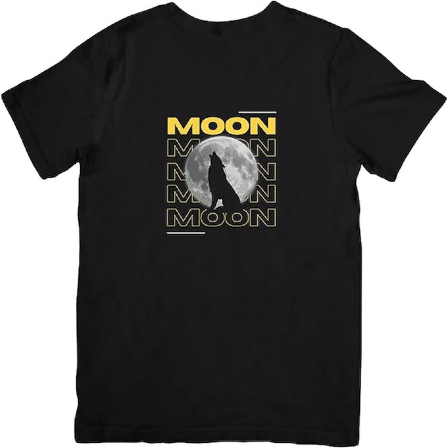 T-shirt Wolf Howling at the Moon - T-Shirt